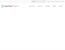 Tablet Screenshot of cleanpower.com